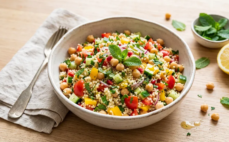 Couscous-Salat mit Kichererbsen